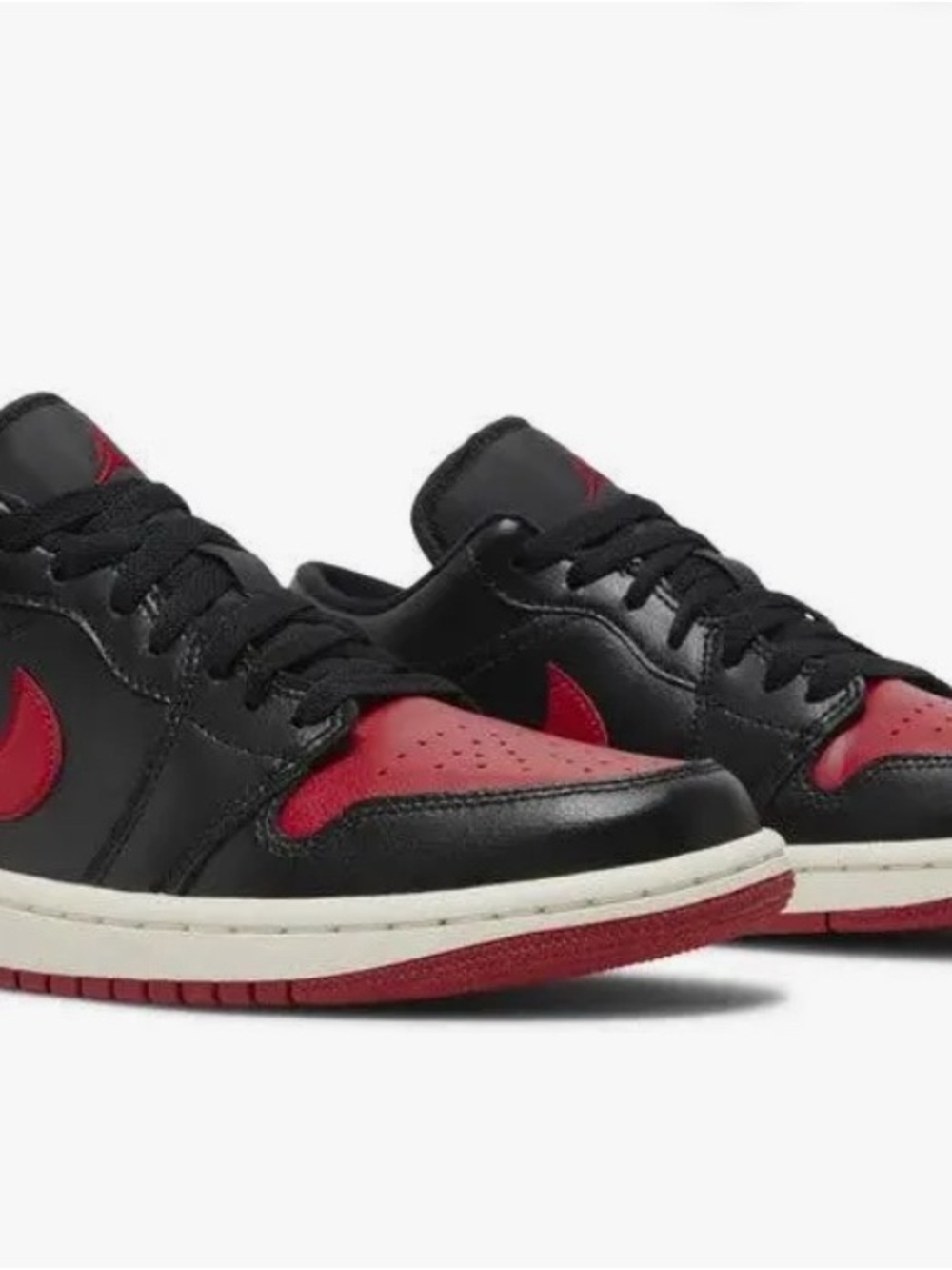 Nike Air Jordan 1 Low - Black & Red